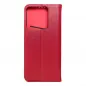 XIAOMI Redmi Note 13 5G Book Handytaschen Leather case SMART PRO Elegant  Rotwein