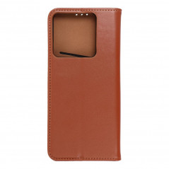 XIAOMI Redmi Note 13 Pro 5G Book Handytaschen Leather case SMART PRO Elegant  Braun