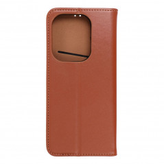 XIAOMI Redmi Note 13 Pro 4G Book Handytaschen Leather case SMART PRO Elegant  Braun