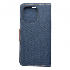 XIAOMI Redmi Note 13 4G Book Handytaschen CANVAS Book Navy blau
