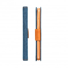 XIAOMI Redmi Note 13 Pro Plus 5G Book Handytaschen CANVAS Book Navy blau