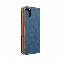 XIAOMI Redmi Note 13 Pro Plus 5G Book Handytaschen CANVAS Book Navy blau