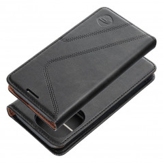 Apple iPhone 13 Book Handytaschen Forcell F-PROTECT RFID Blocker Book Elegant  Schwarz