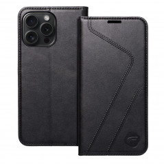 Apple iPhone 15 Pro Max Book Handytaschen Forcell F-PROTECT RFID Blocker Book Elegant  Schwarz