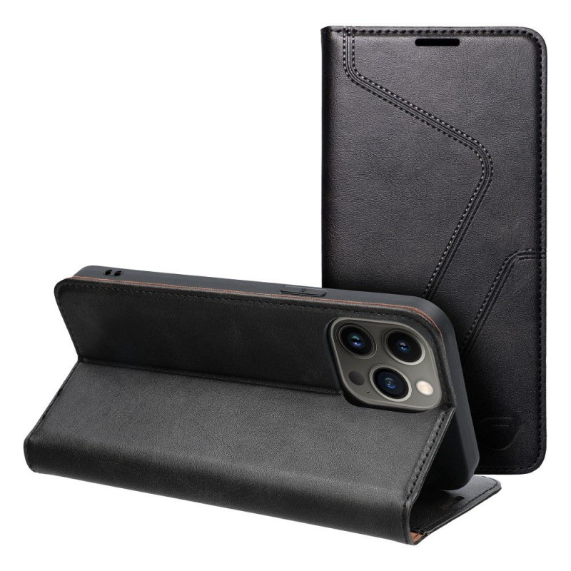 Apple iPhone 13 Pro Max Book Handytaschen Forcell F-PROTECT RFID Blocker Book Elegant  Schwarz