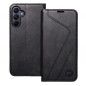 Samsung Galaxy A15 5G Book Handytaschen Forcell F-PROTECT RFID Blocker Book Elegant  Schwarz
