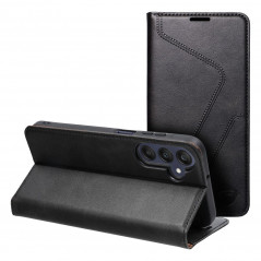 Samsung Galaxy A25 5G Book Handytaschen Forcell F-PROTECT RFID Blocker Book Elegant  Schwarz