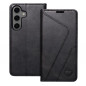 Samsung Galaxy S24 Book Handytaschen Forcell F-PROTECT RFID Blocker Book Elegant  Schwarz