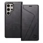 Samsung Galaxy S24 ULTRA Book Handytaschen Forcell F-PROTECT RFID Blocker Book Elegant  Schwarz