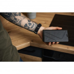 XIAOMI Redmi 13C Book Handytaschen Forcell F-PROTECT RFID Blocker Book Elegant  Schwarz