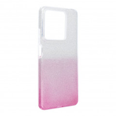 XIAOMI Redmi Note 13 5G Hülle Shining Transparent und Pink