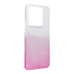 XIAOMI Redmi Note 13 Pro 5G Hülle Shining Transparent und Pink