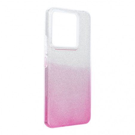 XIAOMI Redmi Note 13 Pro 5G Hülle Shining Transparent und Pink