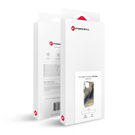 Apple iPhone 15 Plus Hülle Forcell F-Pprotect Mirage MagSAFE  Magischer Sand
