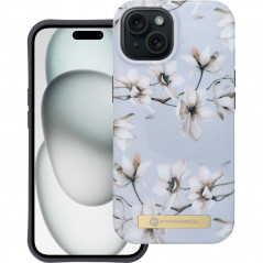 Apple iPhone 15 Hülle Forcell F-Pprotect Mirage MagSAFE  Frühlingsblumen