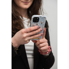 Apple iPhone 15 Plus Hülle Forcell F-Pprotect Mirage MagSAFE  Frühlingsblumen
