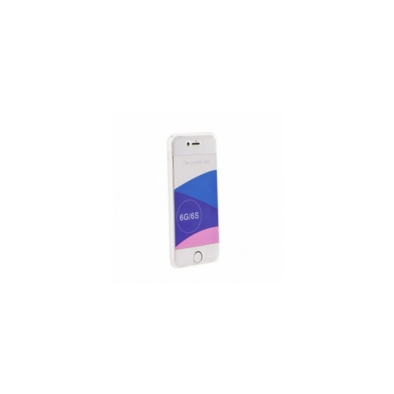 360 Ultra Slim Front+Back auf Apple iPhone 6 6S FORCELL Silikon-Handyhülle Durchsichtbar
