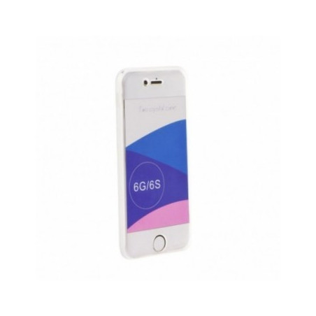 360 Ultra Slim Front+Back auf Apple iPhone 6 6S FORCELL Silikon-Handyhülle Durchsichtbar