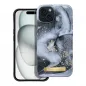 Apple iPhone 14 Hülle Forcell F-Pprotect Mirage MagSAFE  Marmornebel