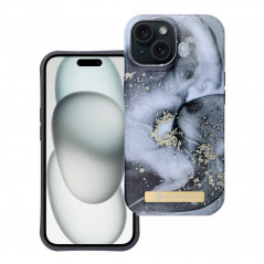 Apple iPhone 15 Hülle Forcell F-Pprotect Mirage MagSAFE  Marmornebel