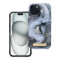 Apple iPhone 15 Hülle Forcell F-Pprotect Mirage MagSAFE  Marmornebel