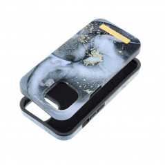 Apple iPhone 15 Hülle Forcell F-Pprotect Mirage MagSAFE  Marmornebel