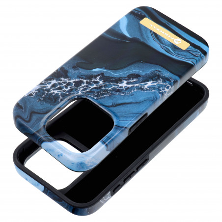 Apple iPhone 14 Pro Max Hülle Forcell F-Pprotect Mirage MagSAFE  Ozeanmarmor