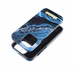Apple iPhone 15 Hülle Forcell F-Pprotect Mirage MagSAFE  Ozeanmarmor