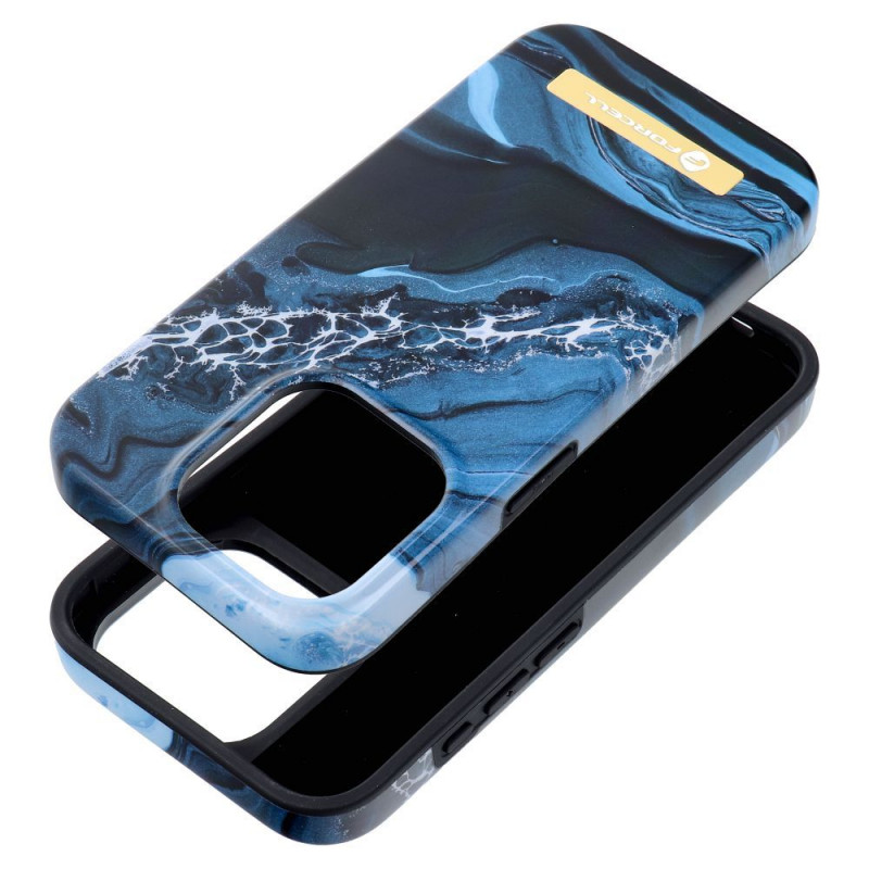 Apple iPhone 15 Pro Max Hülle Forcell F-Pprotect Mirage MagSAFE  Ozeanmarmor