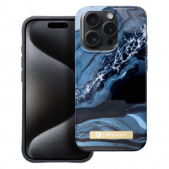 Apple iPhone 15 Pro Max Hülle Forcell F-Pprotect Mirage MagSAFE  Ozeanmarmor