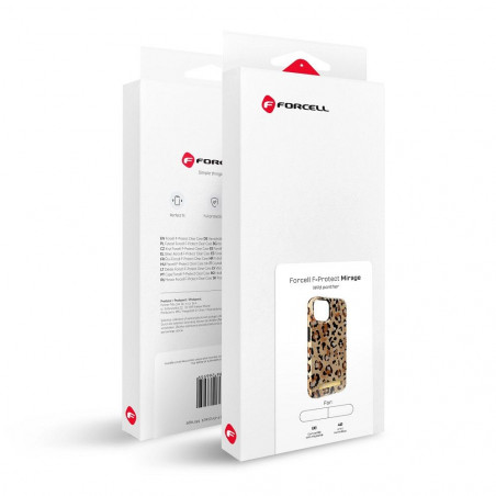 Apple iPhone 15 Hülle Forcell F-Pprotect Mirage MagSAFE  Wilder Panther