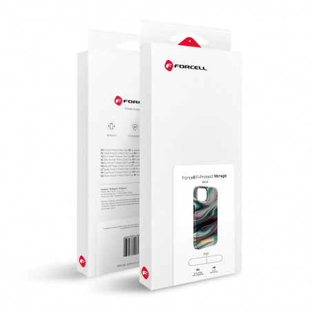 Apple iPhone 15 Pro Max Hülle Forcell F-Pprotect Mirage MagSAFE  Glühen