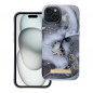 Apple iPhone 15 Plus Hülle Forcell F-Pprotect Mirage MagSAFE  Marmornebel