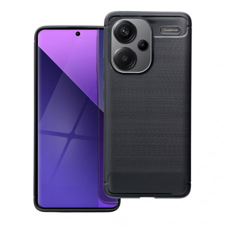 XIAOMI Redmi Note 13 Pro Plus 5G Hülle Carbon Elegant  Schwarz