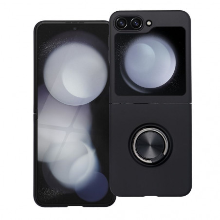 Samsung Galaxy Z Flip5 5G Hülle Silicone ring Schwarz