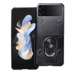 Samsung Galaxy Z Flip4 5G Gehärtete Abdeckung Armor Schwarz