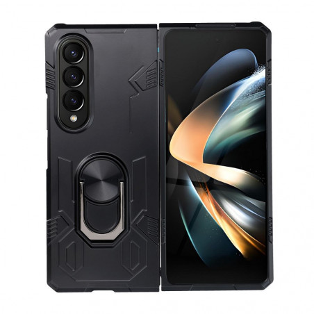 Samsung Galaxy Z Fold4 5G Gehärtete Abdeckung Armor Schwarz
