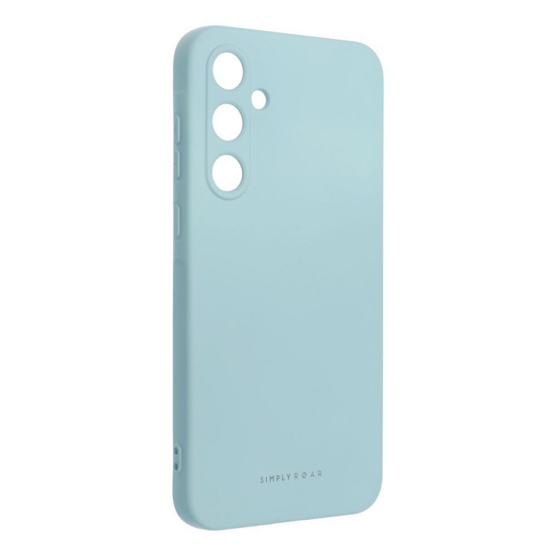 Samsung Galaxy A35 Hülle Roar Space Monochromatische, Elegant  Himmelblau