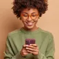 Samsung Galaxy A15 5G Hülle Roar Luna Monochromatische, Stilvoll, Ein ästhetisches Accessoire  Rot