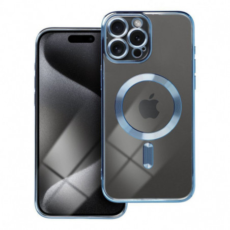 Apple iPhone 15 Pro Max Hülle Electro Mag MagSAFE  Blau