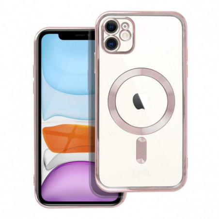 Apple iPhone 11 Hülle Electro Mag MagSAFE  Roségold