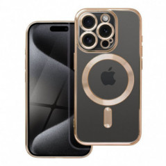 Apple iPhone 15 Pro Hülle Electro Mag MagSAFE  Gold