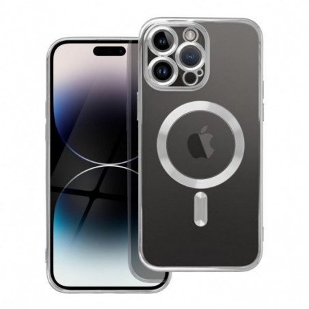 Apple iPhone 12 Pro Max Hülle Electro Mag MagSAFE  Silber