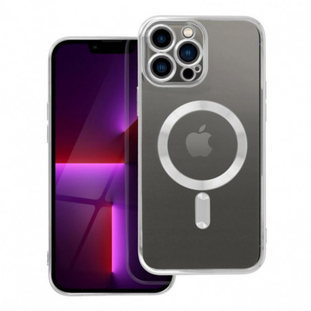 Apple iPhone 13 Pro Max Hülle Electro Mag MagSAFE  Silber