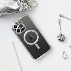 Apple iPhone 13 Pro Max Hülle Electro Mag MagSAFE  Silber