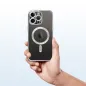 Apple iPhone XS Max Hülle Electro Mag MagSAFE  Silber
