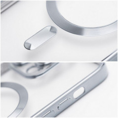Apple iPhone XS Max Hülle Electro Mag MagSAFE  Silber