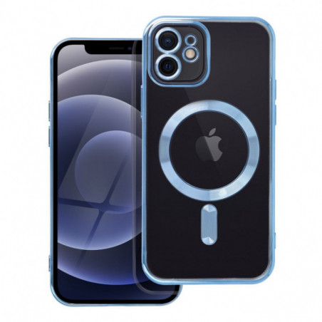 Apple iPhone 12 Hülle Electro Mag MagSAFE  Blau