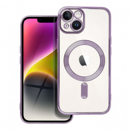 Apple iPhone 14 Hülle Electro Mag MagSAFE  Tiefviolett
