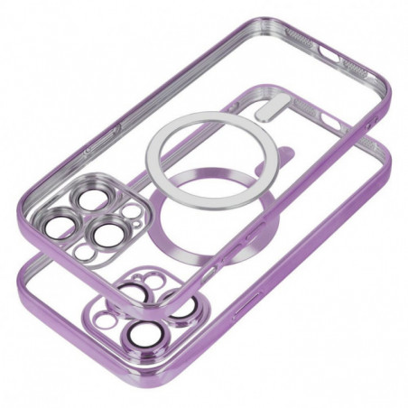 Apple iPhone 14 Hülle Electro Mag MagSAFE  Tiefviolett